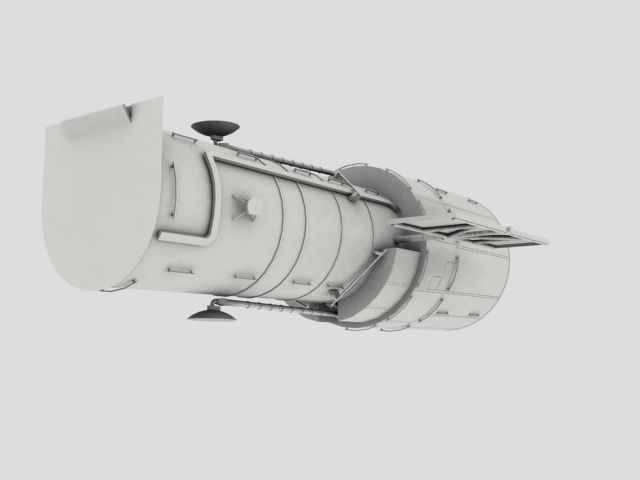 Hubble Space Based Telescope 3D model_25