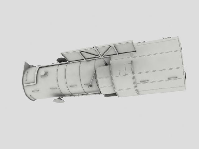 Hubble Space Based Telescope 3D model_22