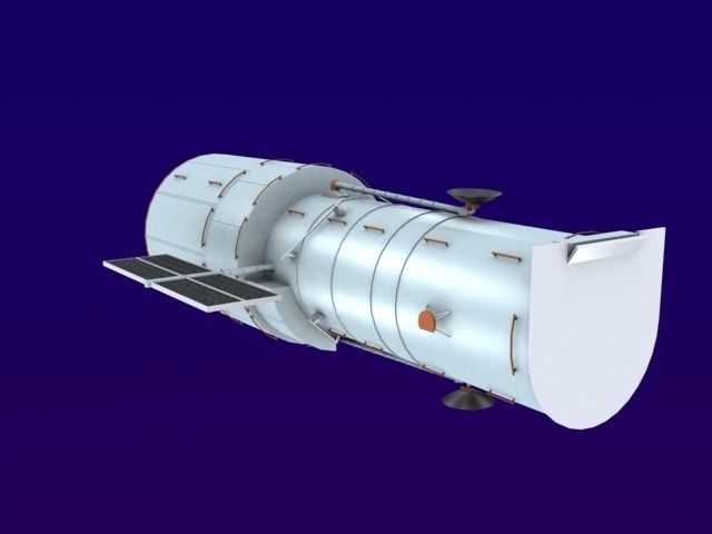 Hubble Space Based Telescope 3D model_18