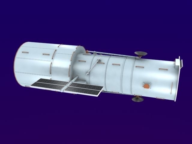 Hubble Space Based Telescope 3D model_20
