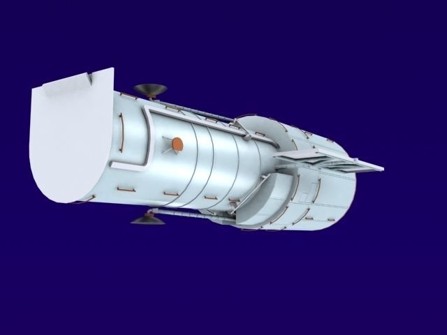 Hubble Space Based Telescope 3D model_16