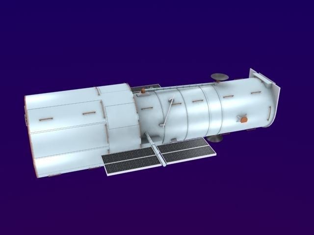 Hubble Space Based Telescope 3D model_19
