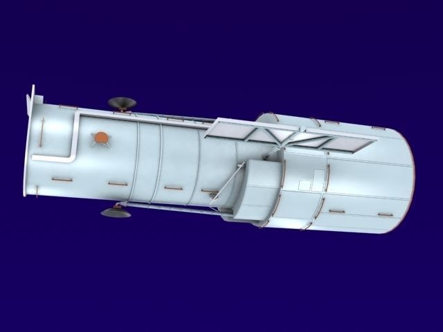Hubble Space Based Telescope 3D model_15