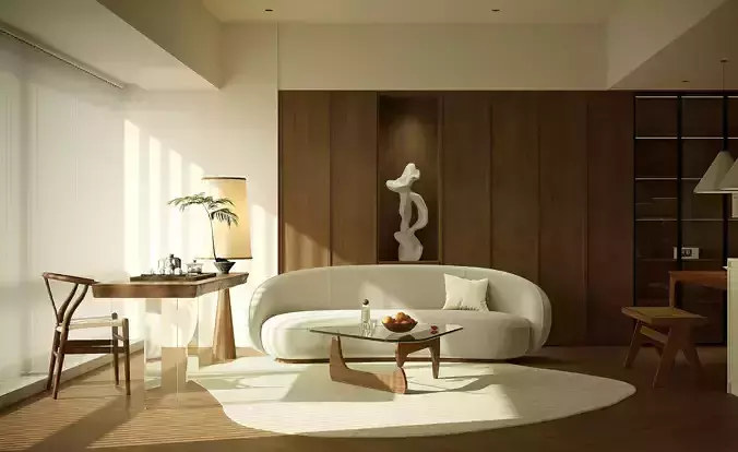 Apartment Interior Scene 3D model