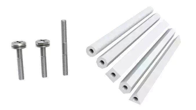 Connecting fasteners 3D model