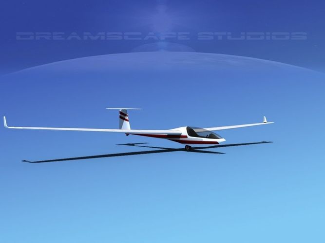 Glaser-Dirks DG-300 Glider V05 3D model