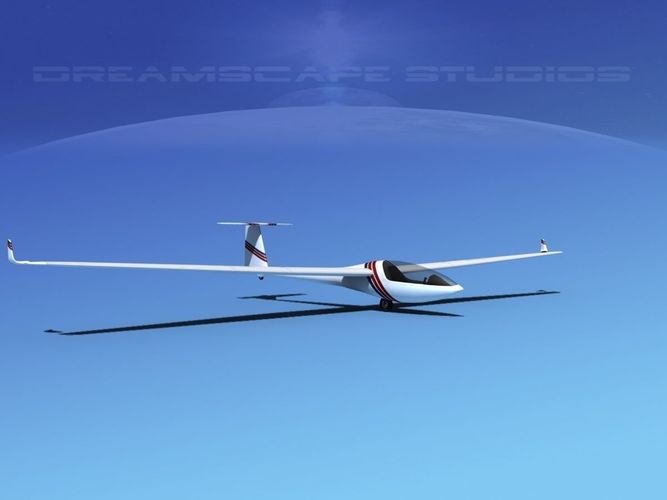 Glaser-Dirks DG-300 Glider V08 3D model