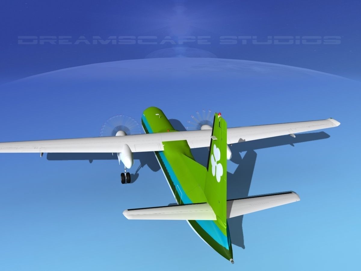 Fokker F-60 Aer Lingus 3D model_7