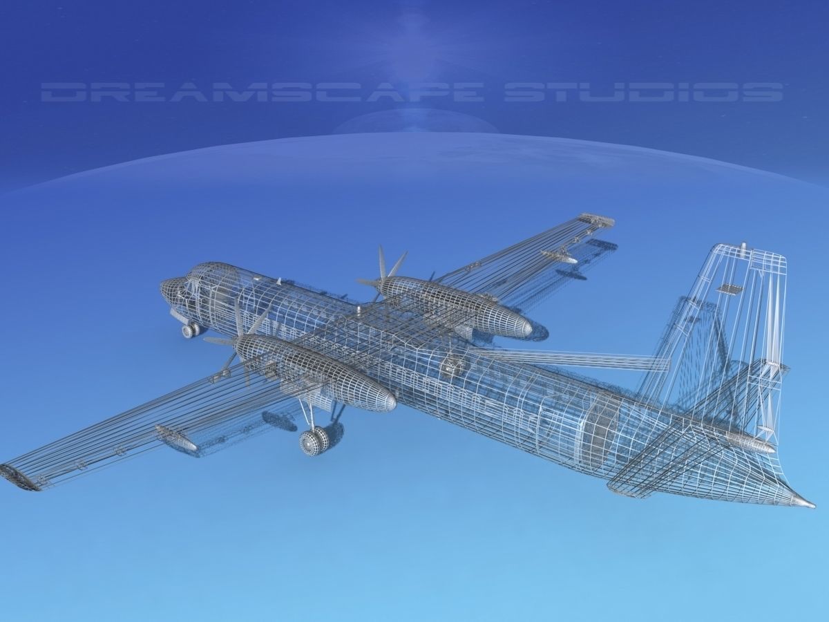 Fokker F-60 Aer Lingus 3D model_15