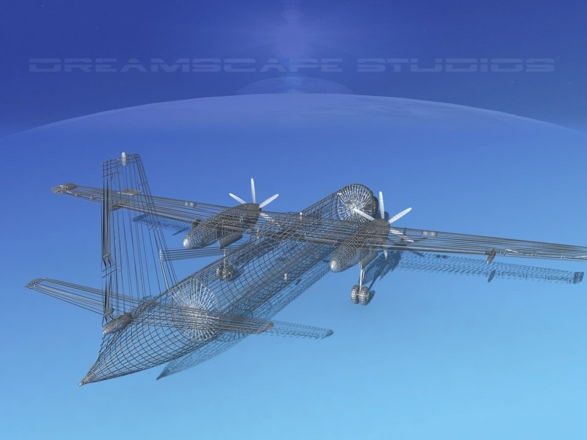 Fokker F-60 Aer Lingus 3D model_13