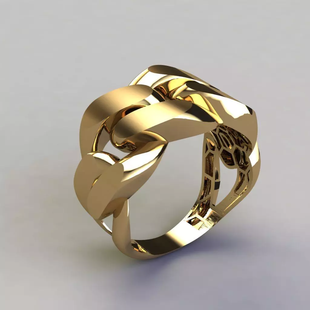 Cuban ring 3D print model