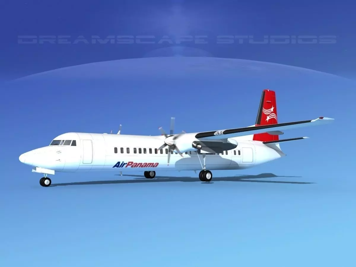 Fokker F-60 Air Panama 3D model