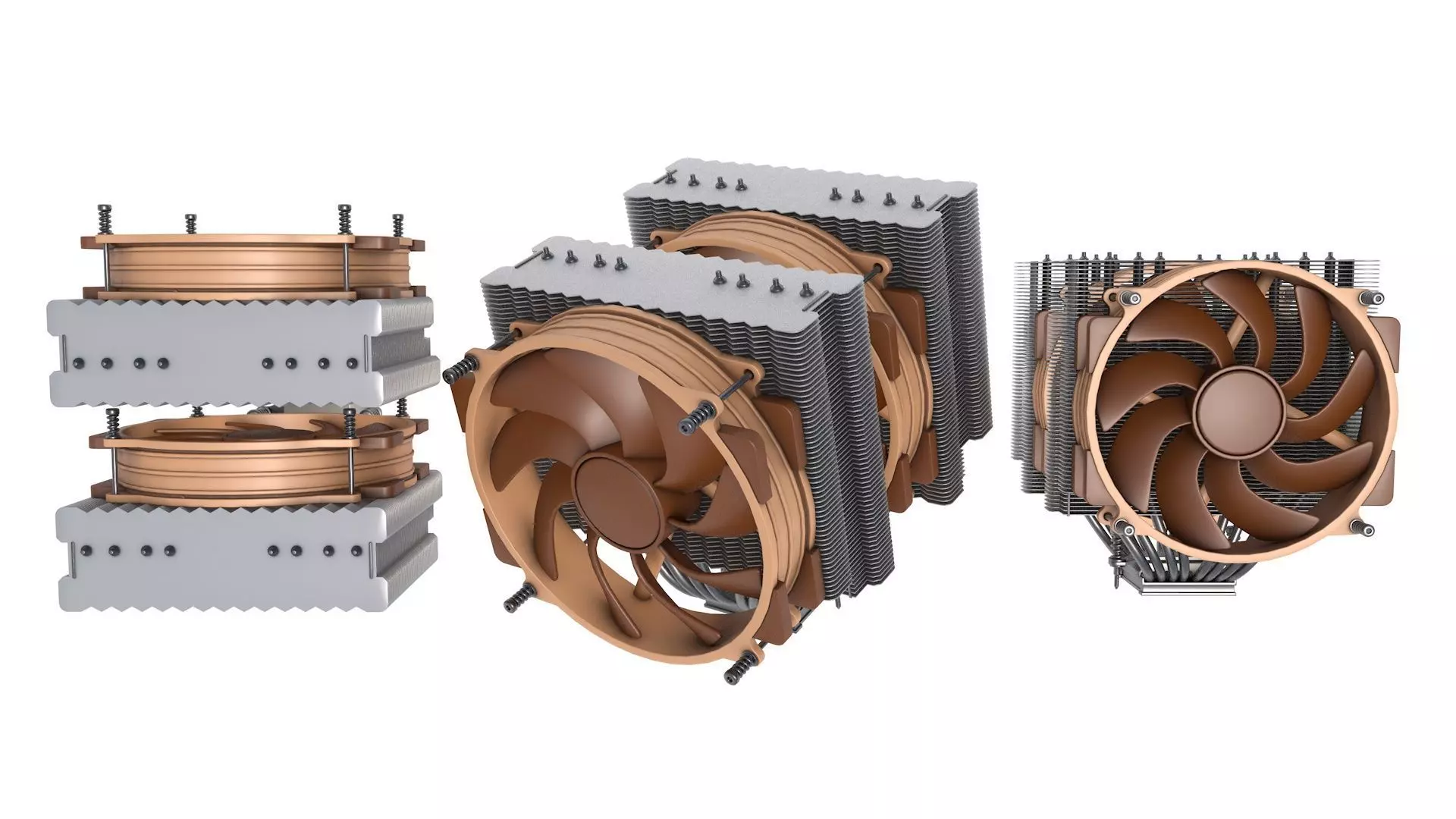 CPU Cooler 3D model