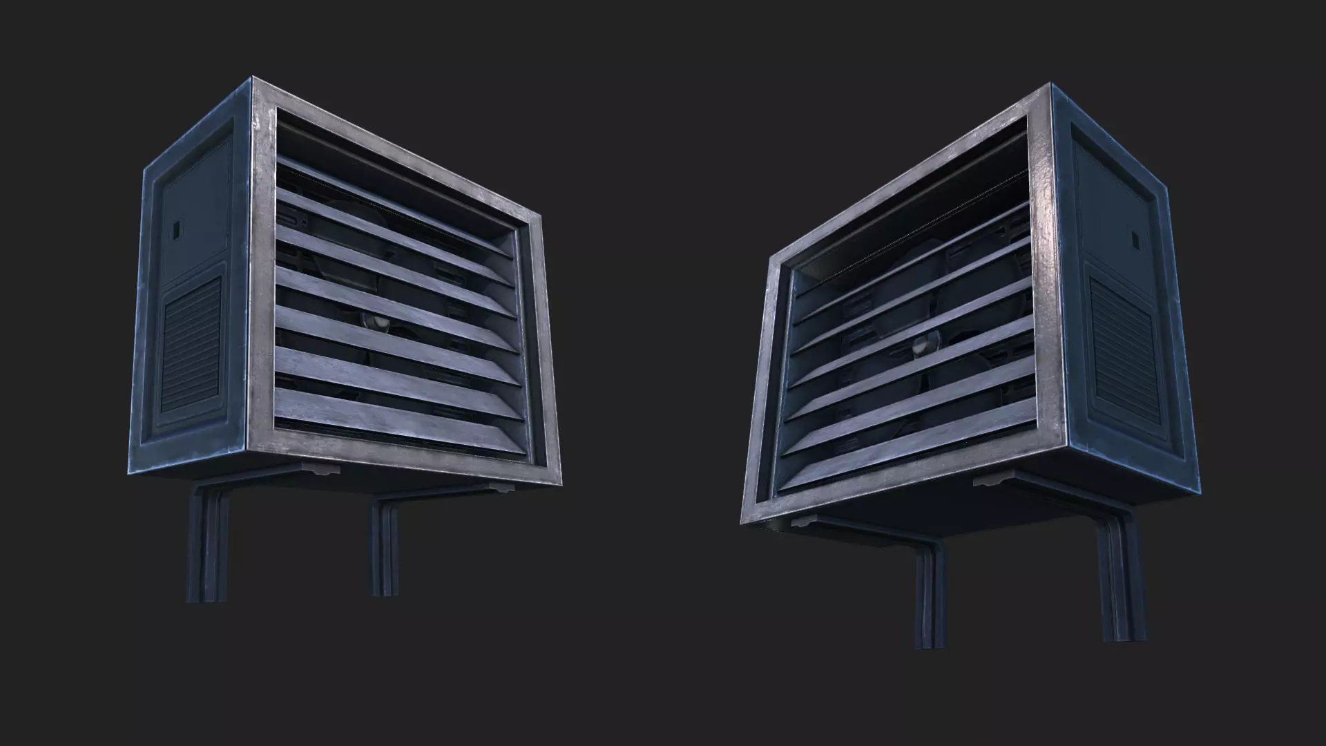 Air Conditioner Unit 01 Low-poly 3D model