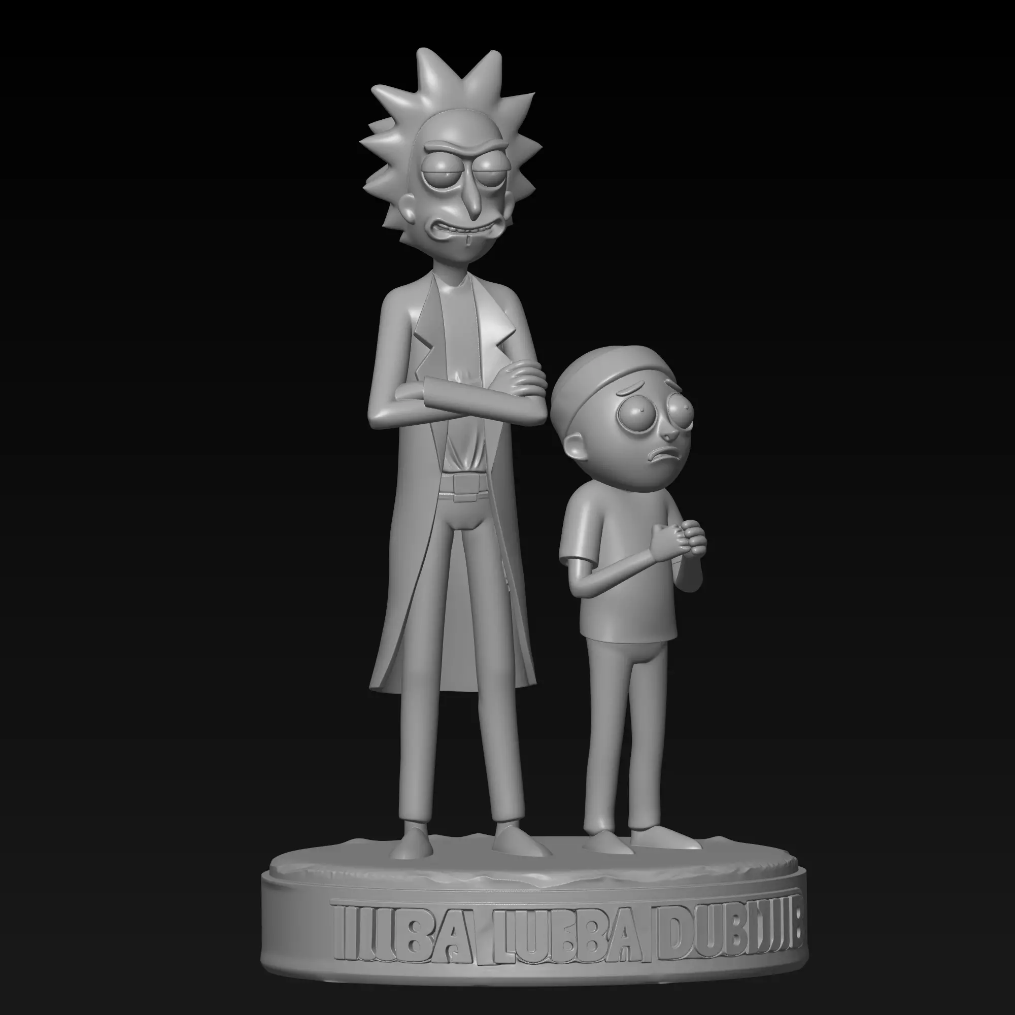 print ready Rick and Morty 3d model 3D print model