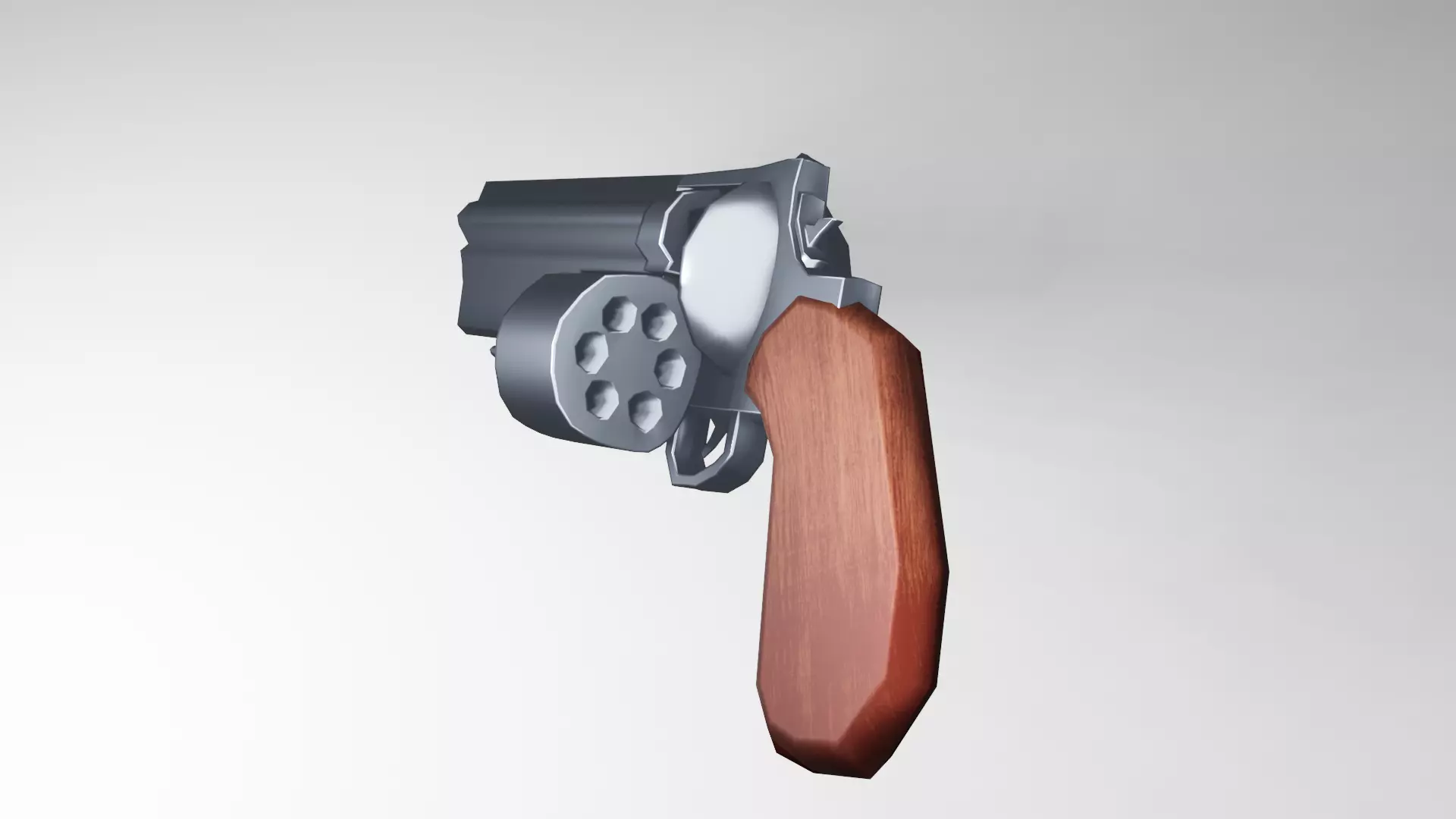 3d Revolver 3D model