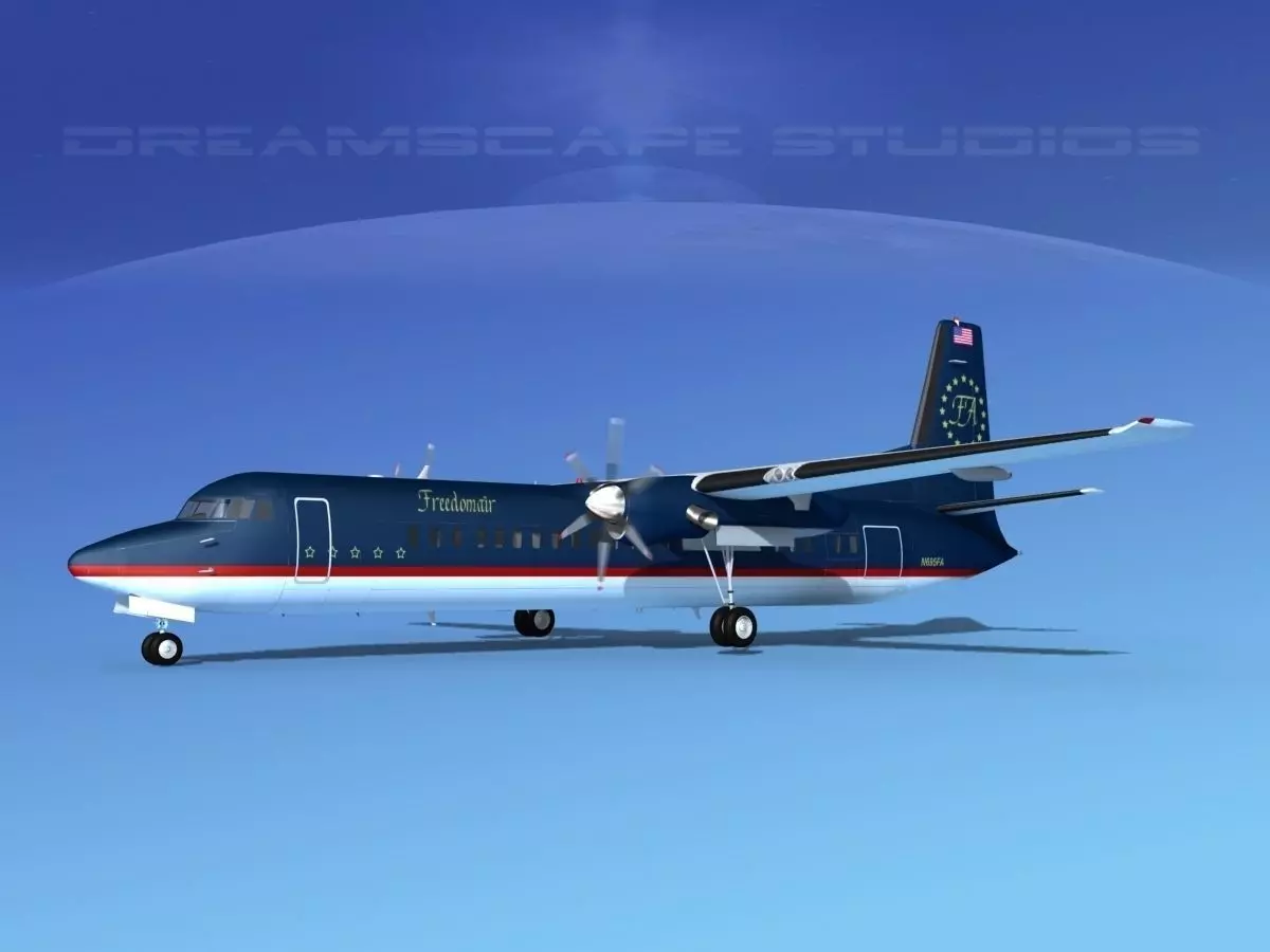 Fokker F-60 Freedom Air 3D model