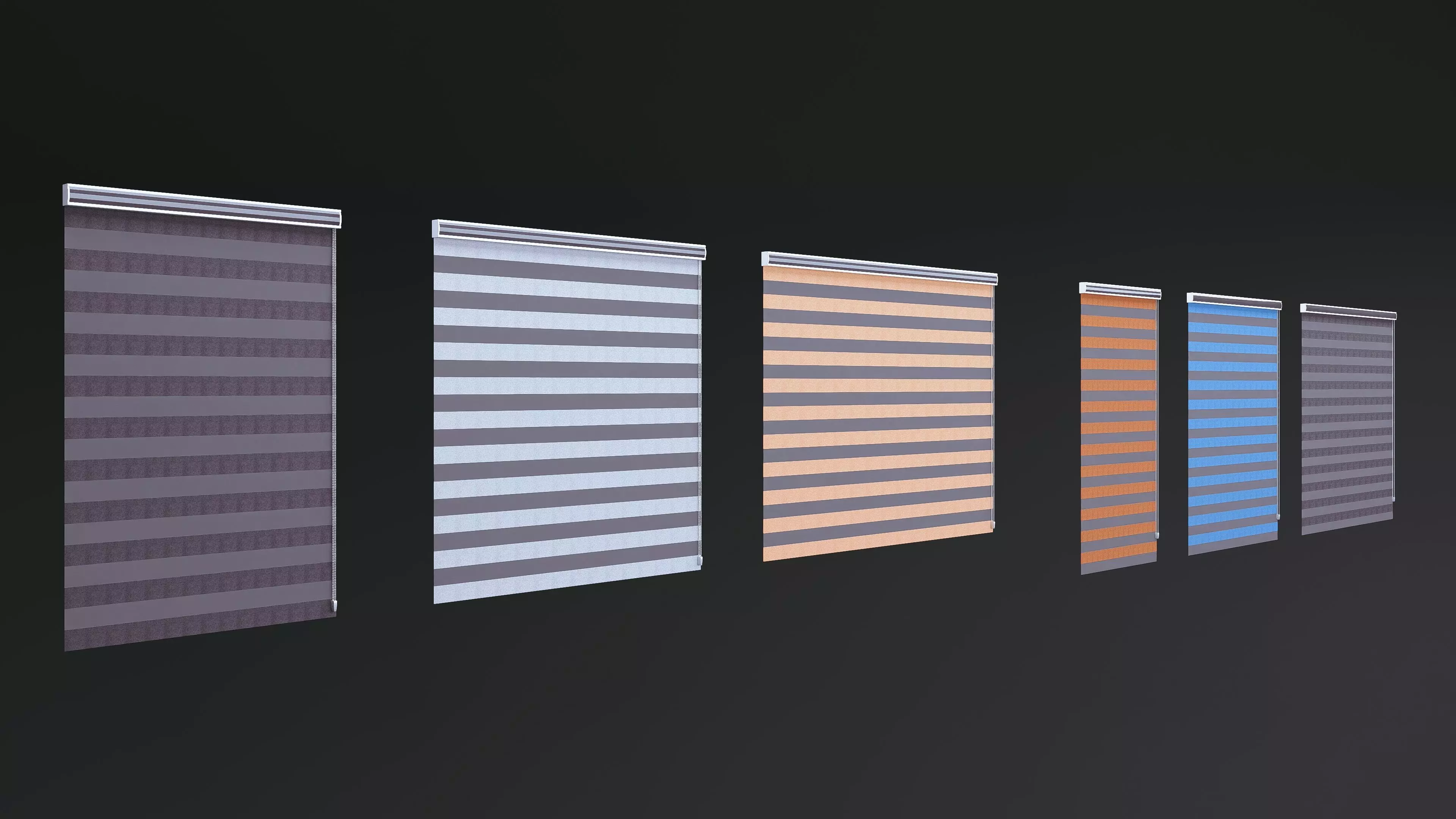 5 COLOUR CURTAIN 3D model