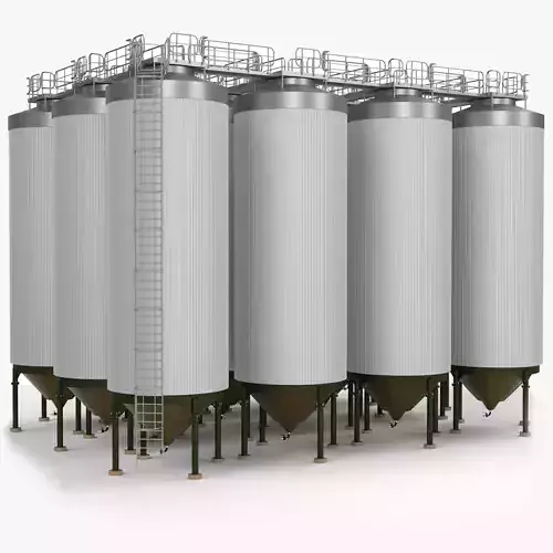 Fermentation Tanks 3D model