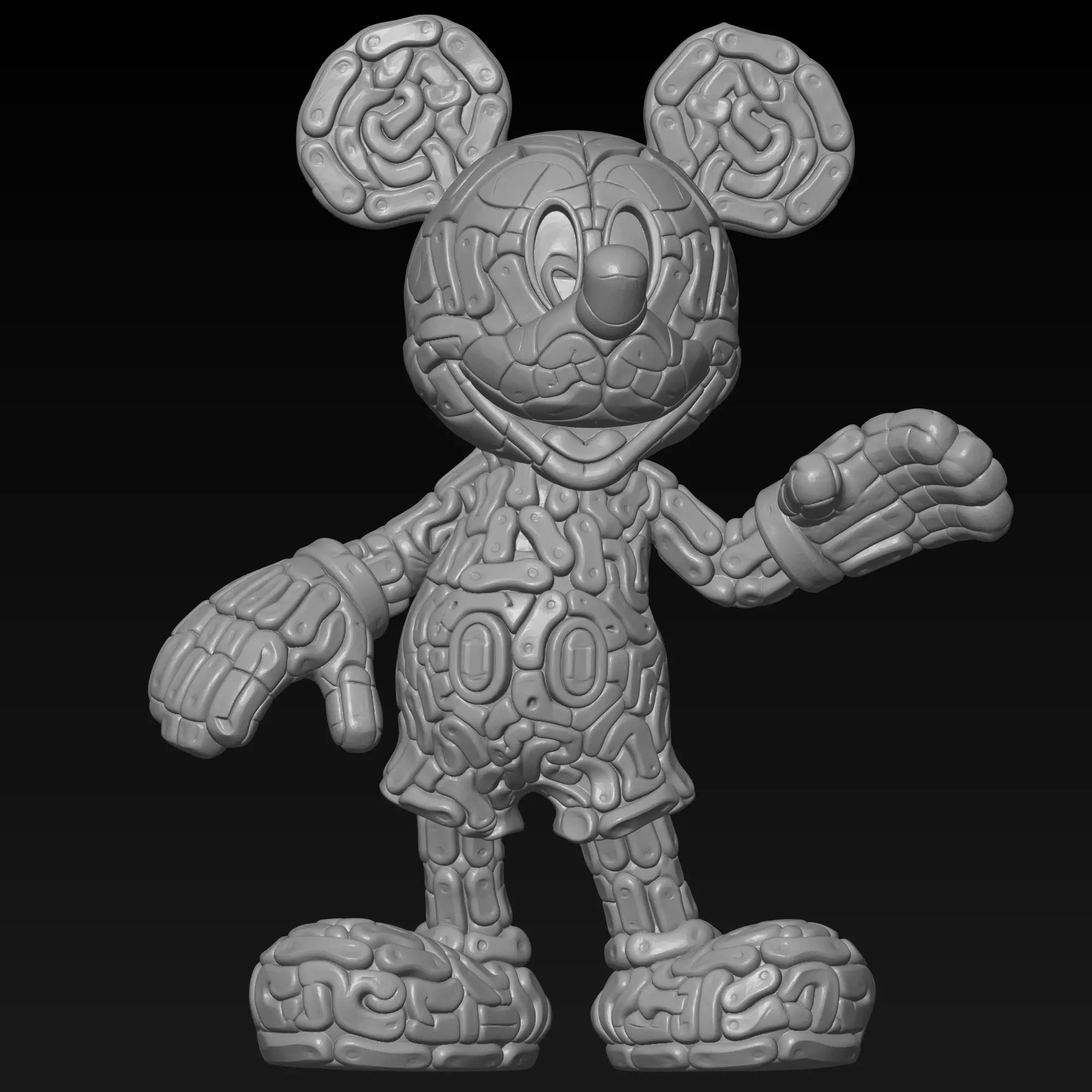 print ready mickey mouse 3D print model