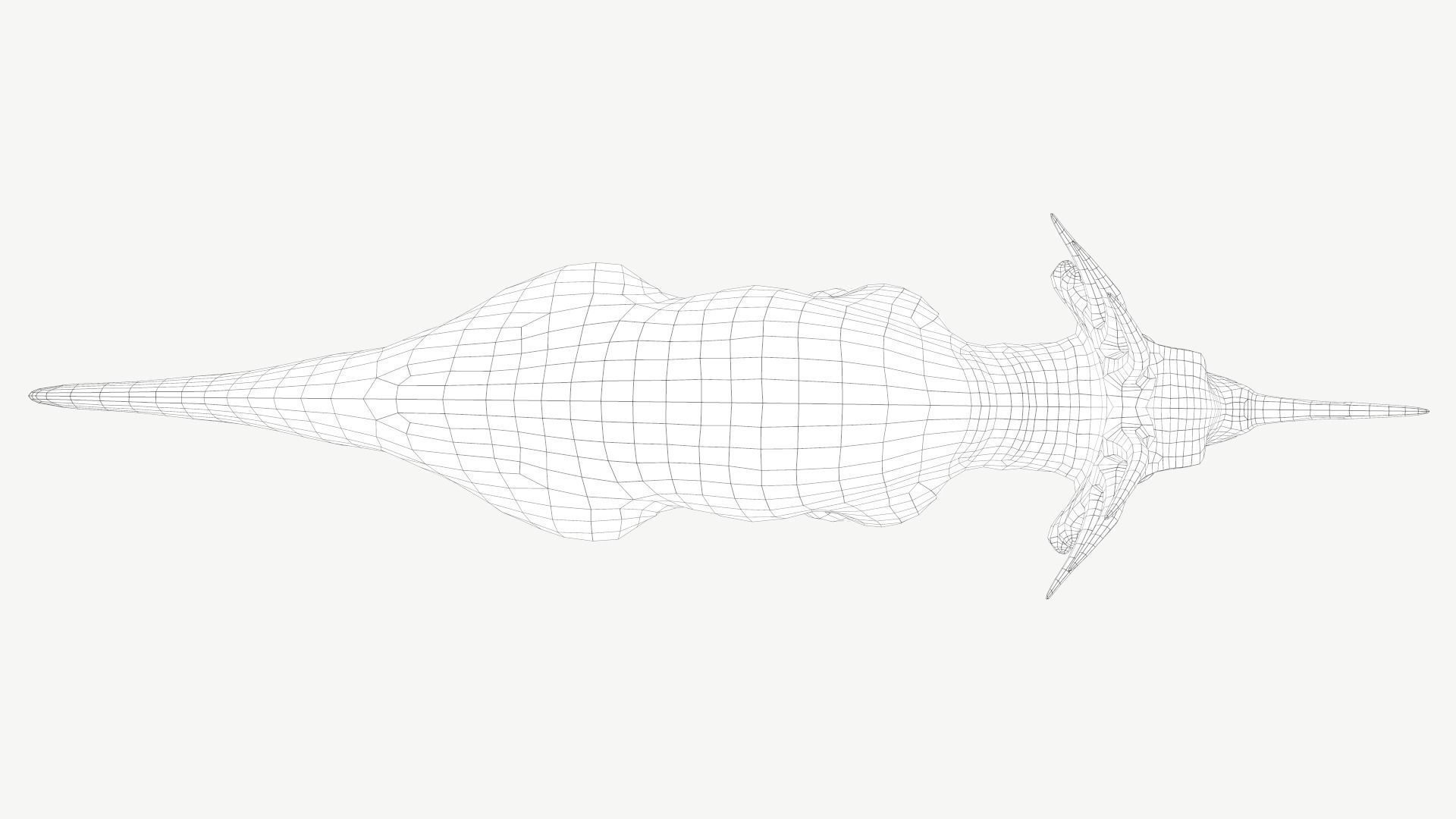 Styracosaurus dinosaur Low-poly 3D model_8