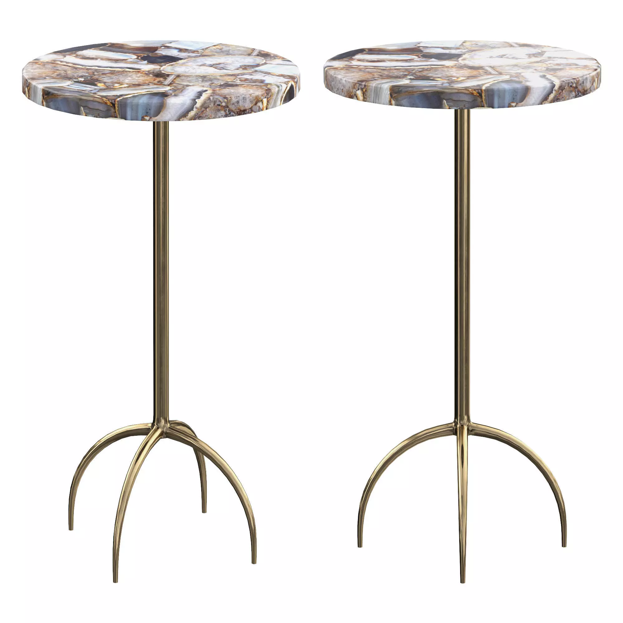 Agate Martini Table 3D model