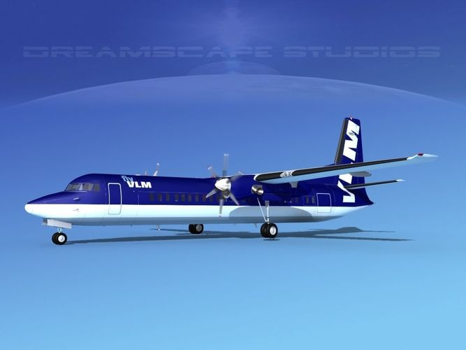 Fokker F-60 VLM 3D model