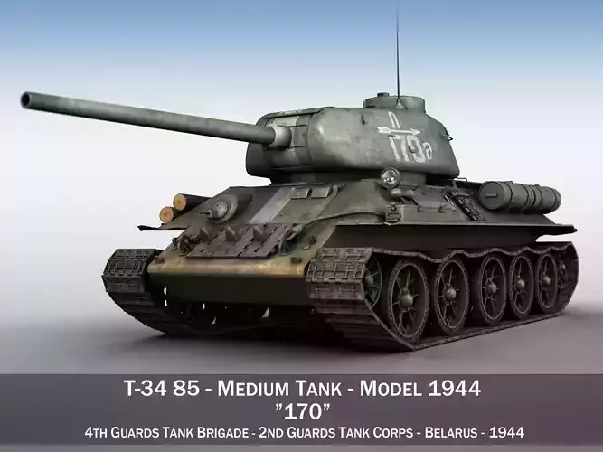 T-34 85 - Soviet medium tank - 170