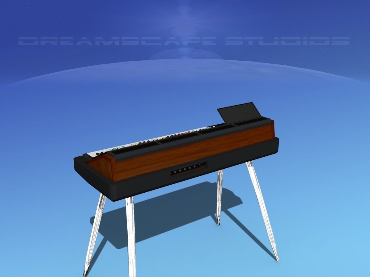 Yamaha cs80 3D model_9