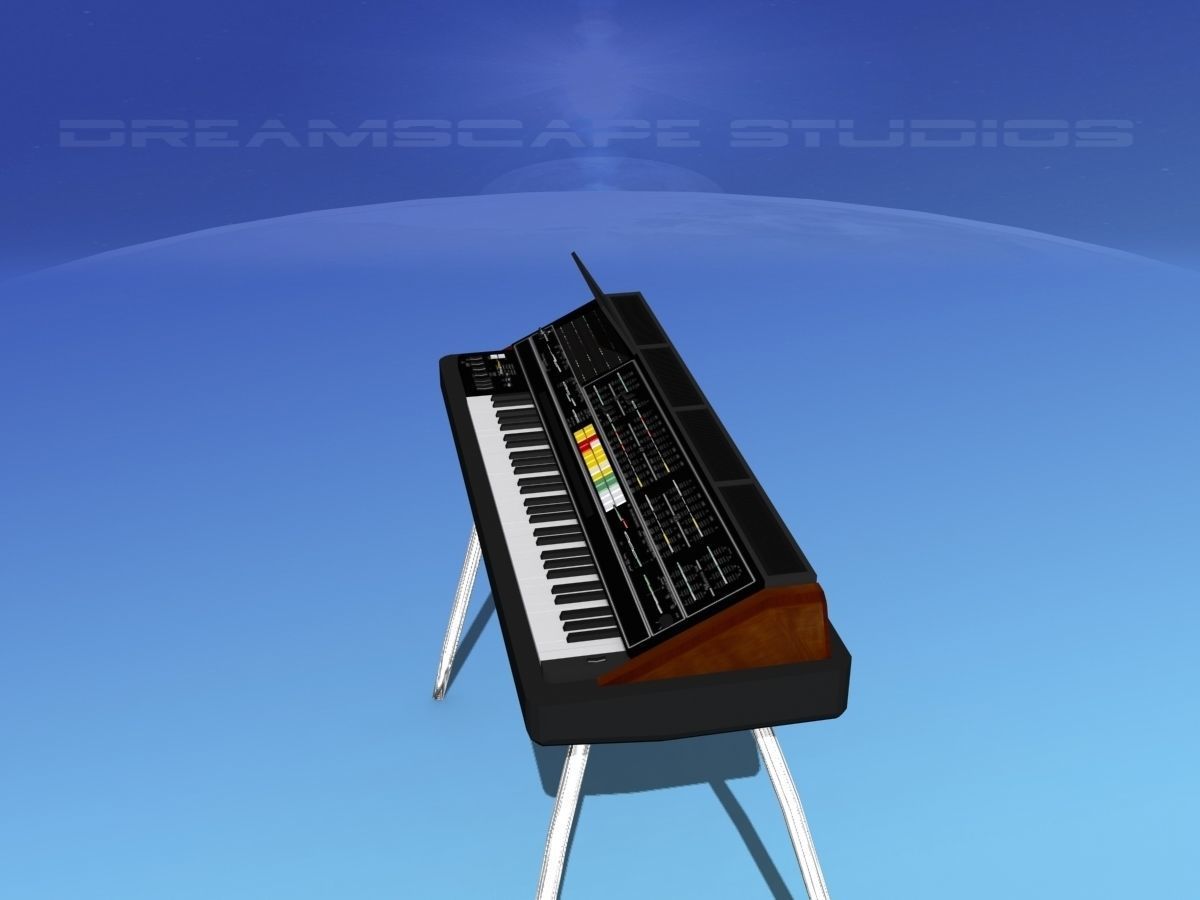 Yamaha cs80 3D model_7