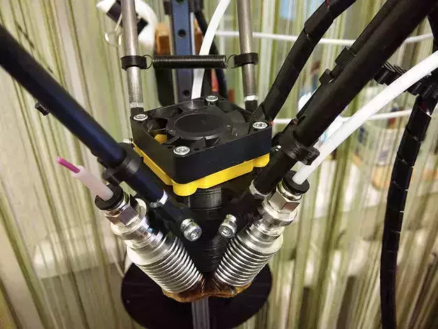 Diamond  Mount hotend extruder for color printing