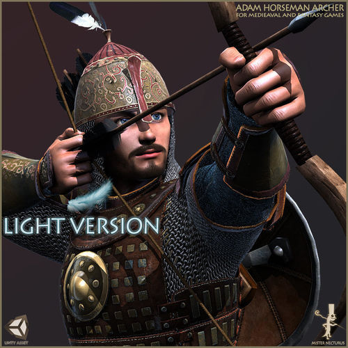 Adam Archer Light Version Low-poly 3D model