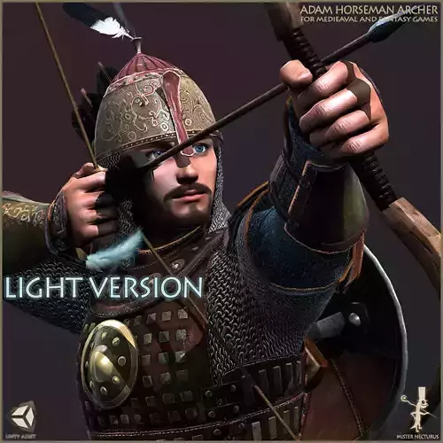 Adam Archer Light Version Low-poly 3D model