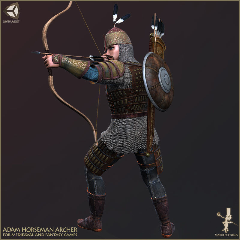 Adam Archer Light Version Low-poly 3D model_13