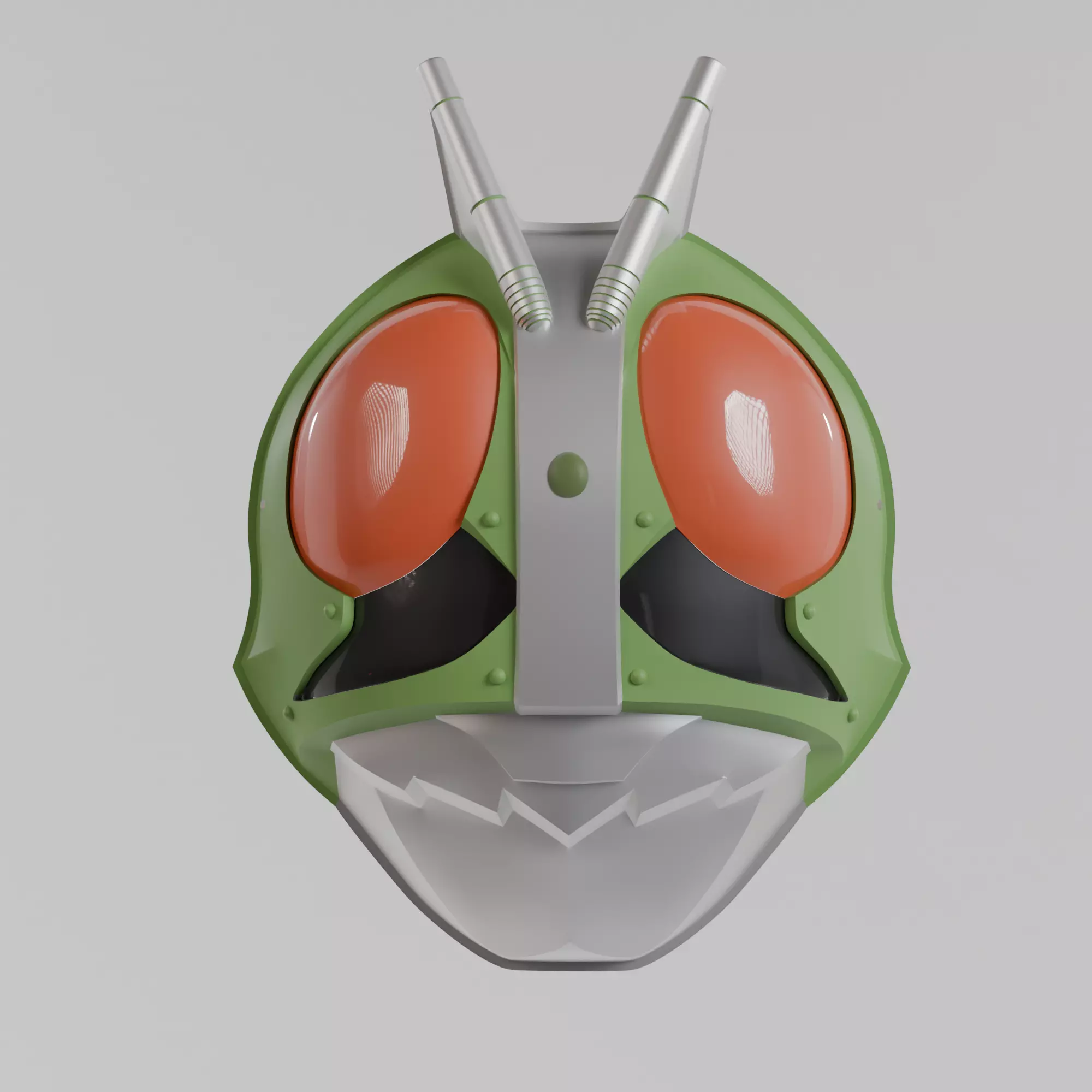 Tojima Kamen Rider Ichigo Mask Fanart Wearable 3D print model