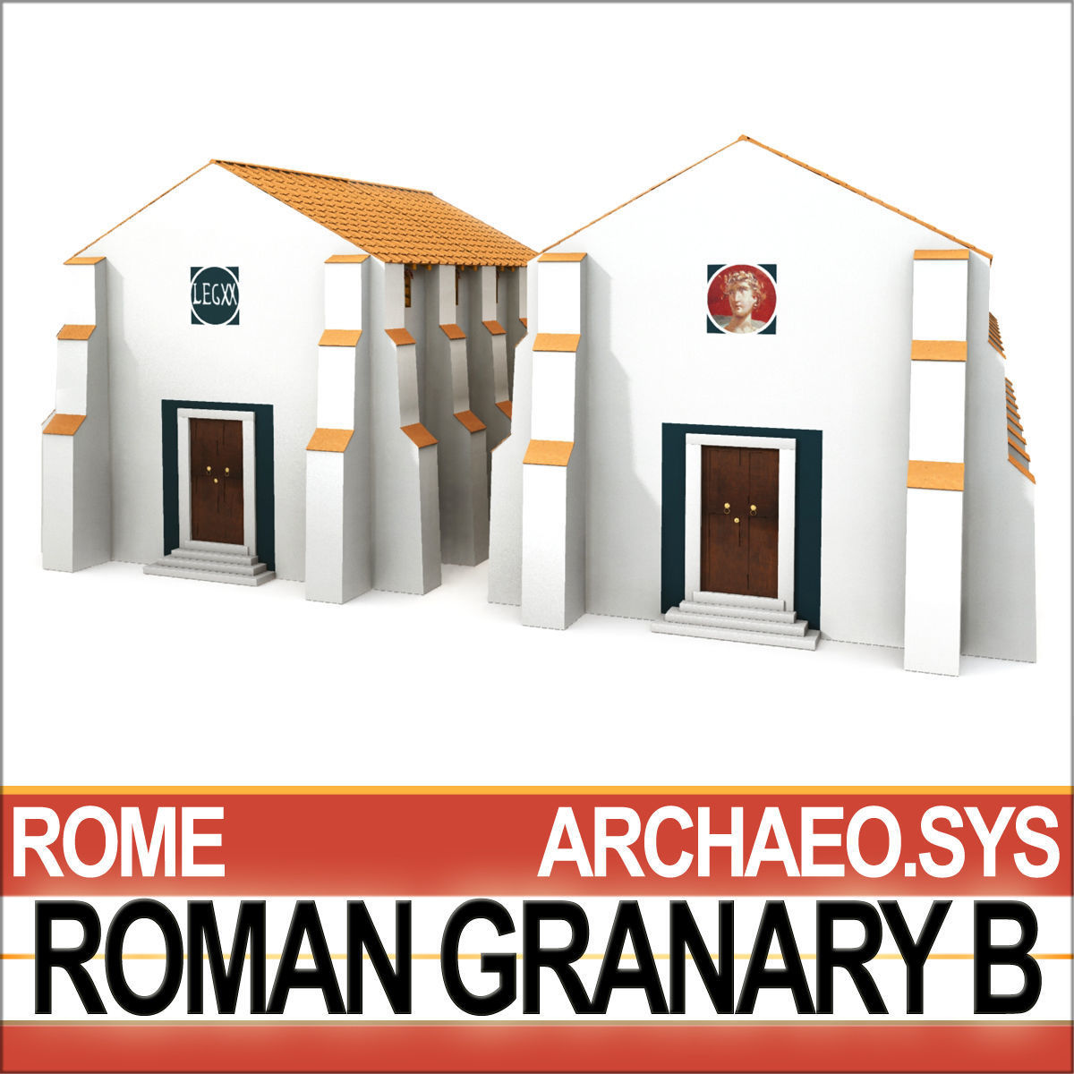 Roman Granary B 3D model_4