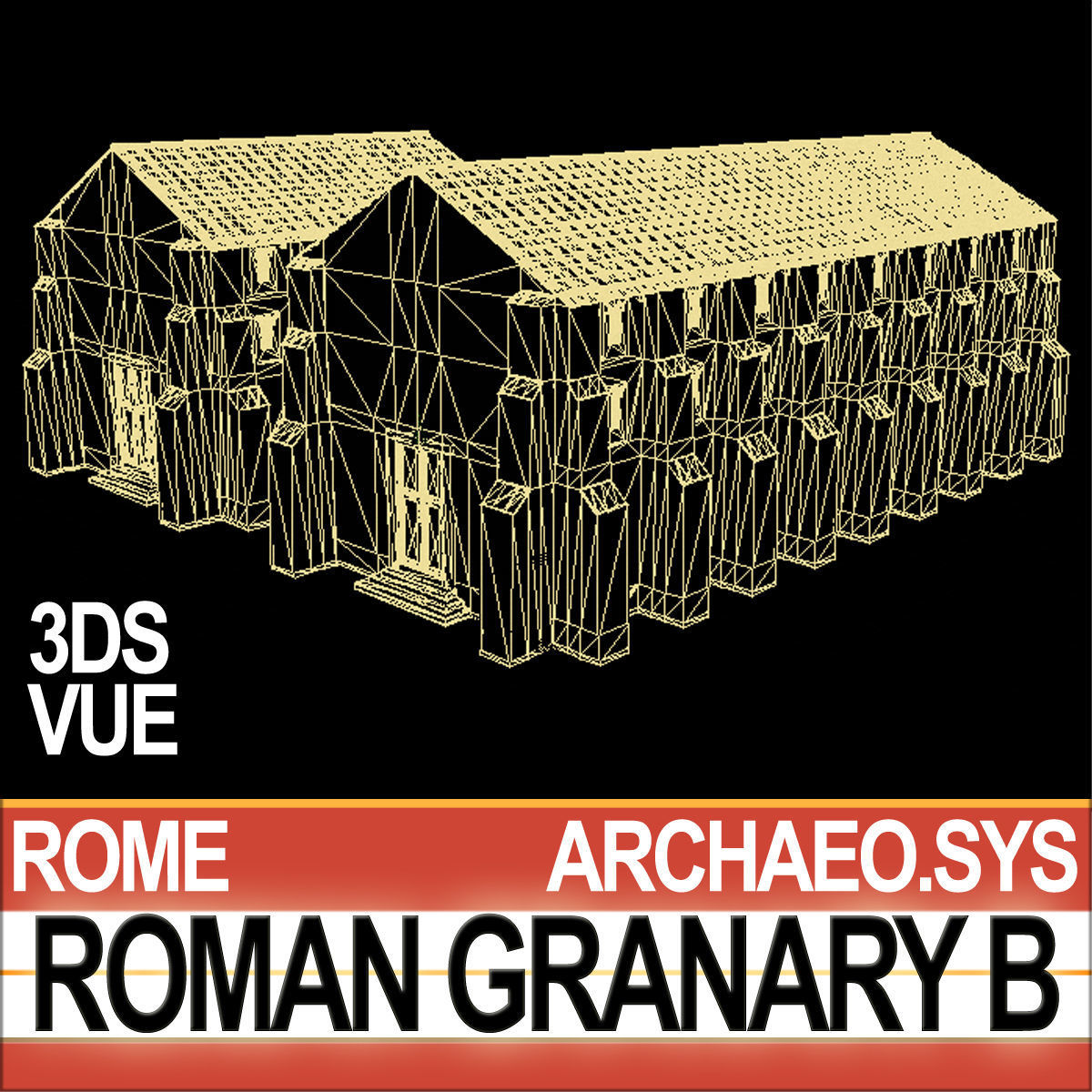 Roman Granary B 3D model_10