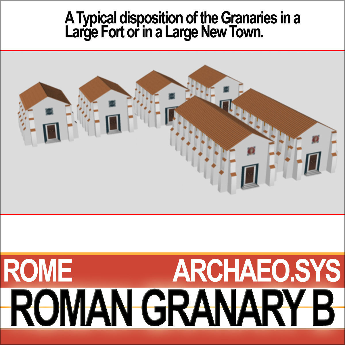 Roman Granary B 3D model_8