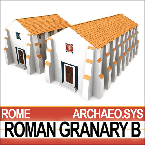 Roman Granary B 3D model