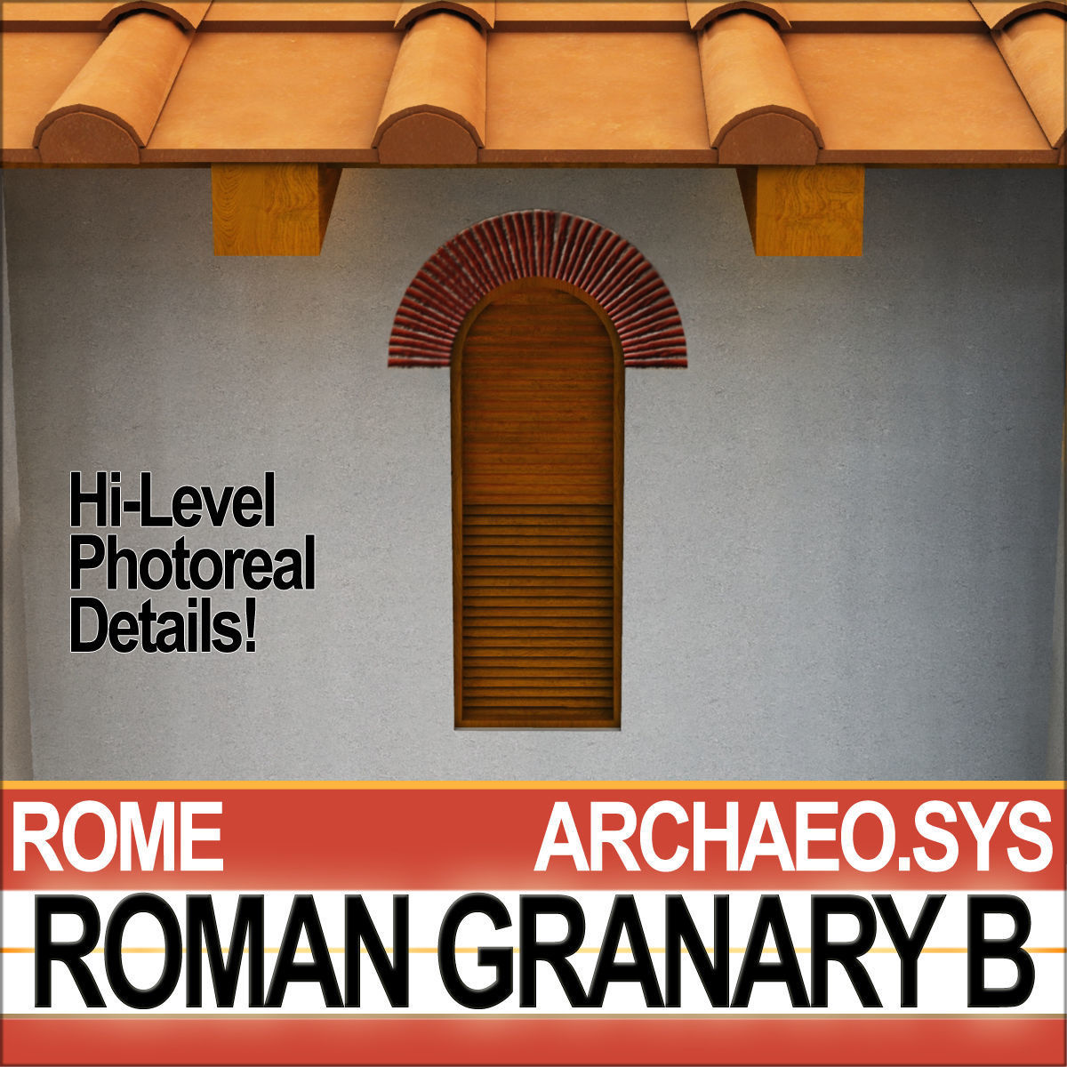 Roman Granary B 3D model_5