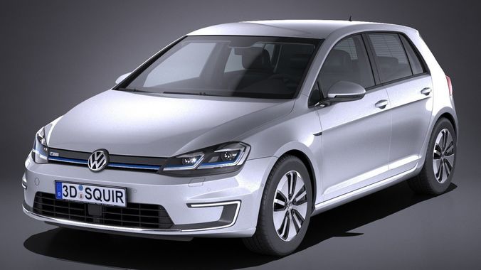 Volkswagen e-Golf 2017 3D model