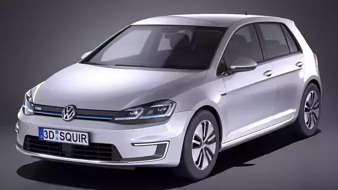 Volkswagen e-Golf 2017 3D model