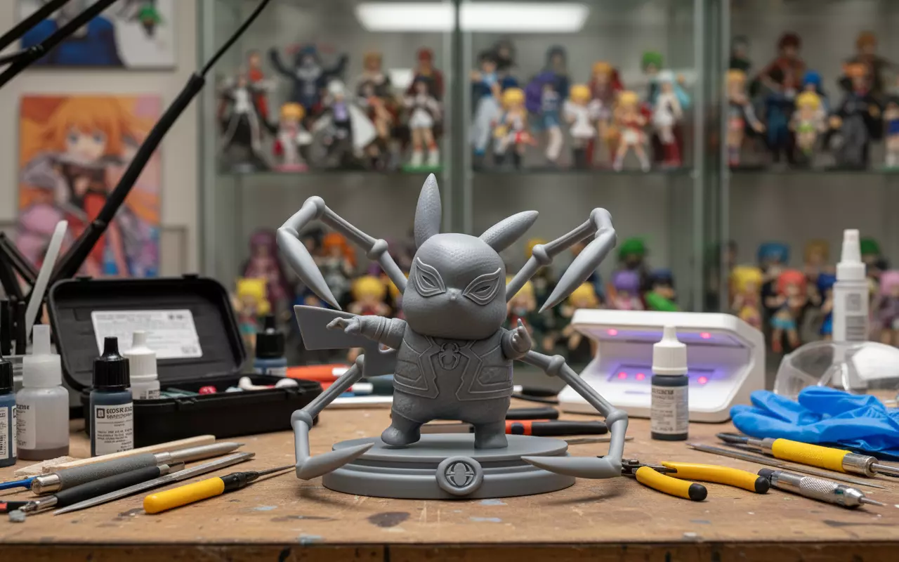 Pikachu - Spider Man - 3d Print 3D print model