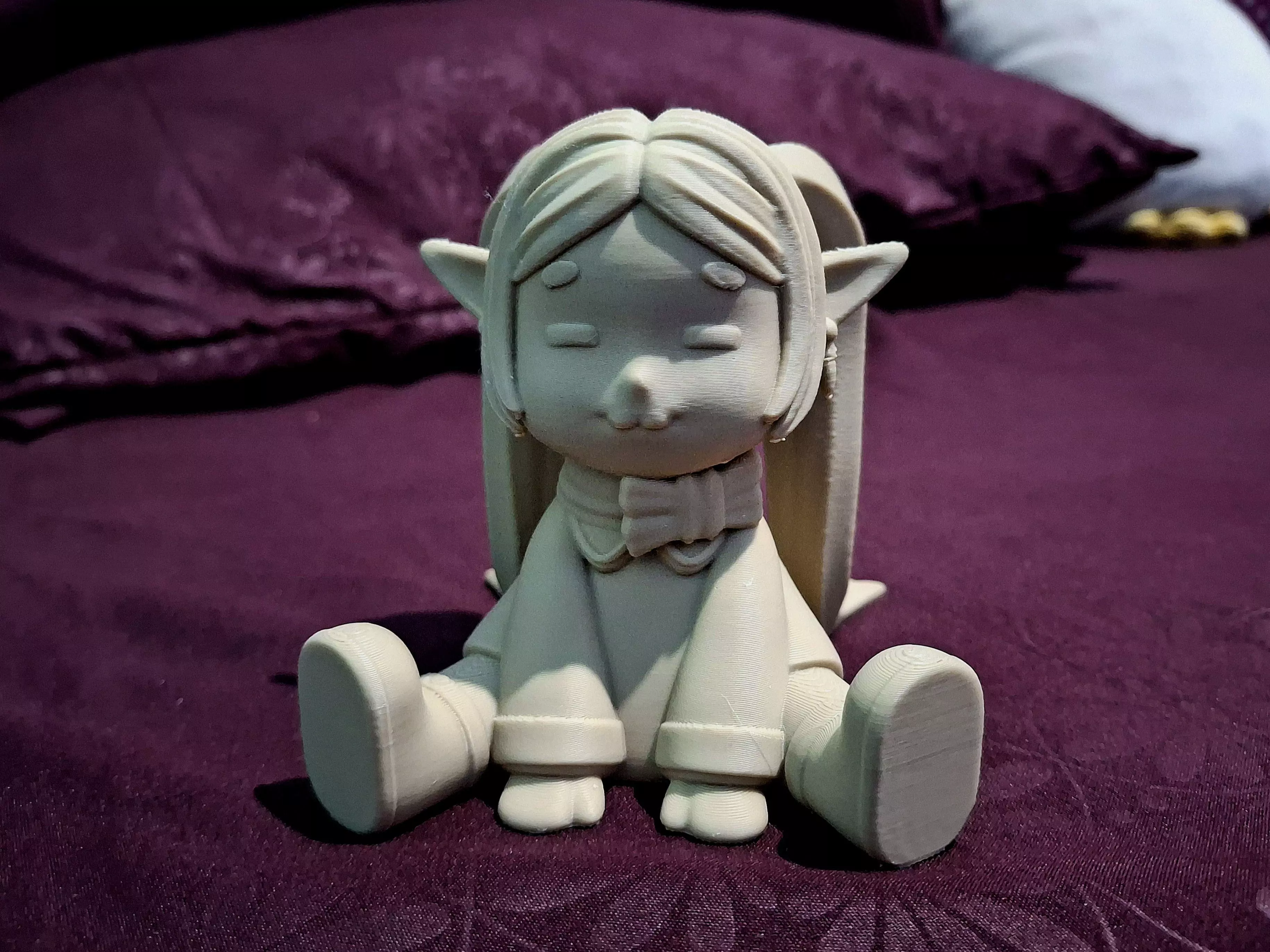 Cute Frieren Chibi Figurine 3D Printable STL 3D print model