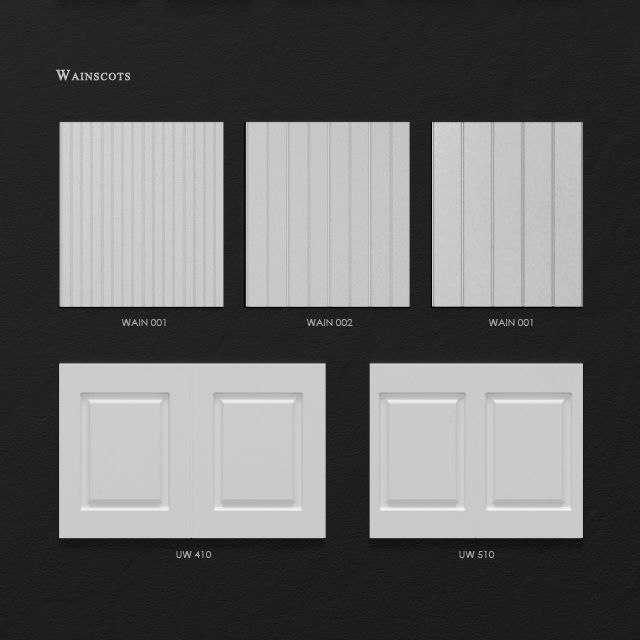 Ultrawood architectural decor 3D model_5