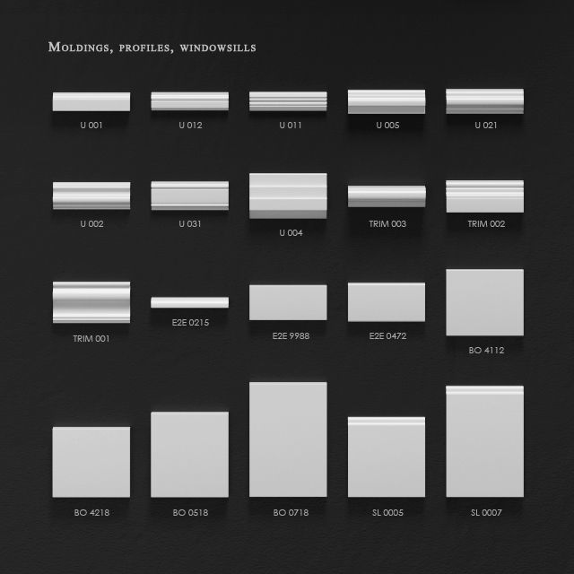 Ultrawood architectural decor 3D model_3