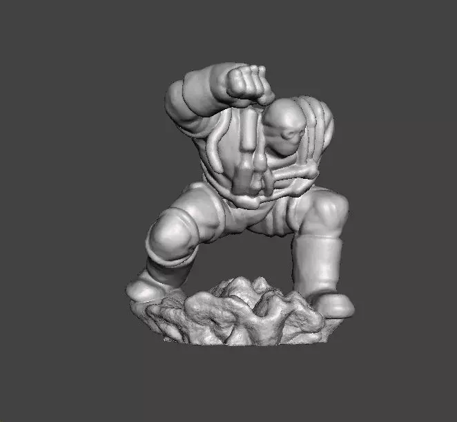 DOOMSDAY CONTAINMENT SUIT FIGURE MODEL MODERN FANTASY GAMES RPG 3D print model