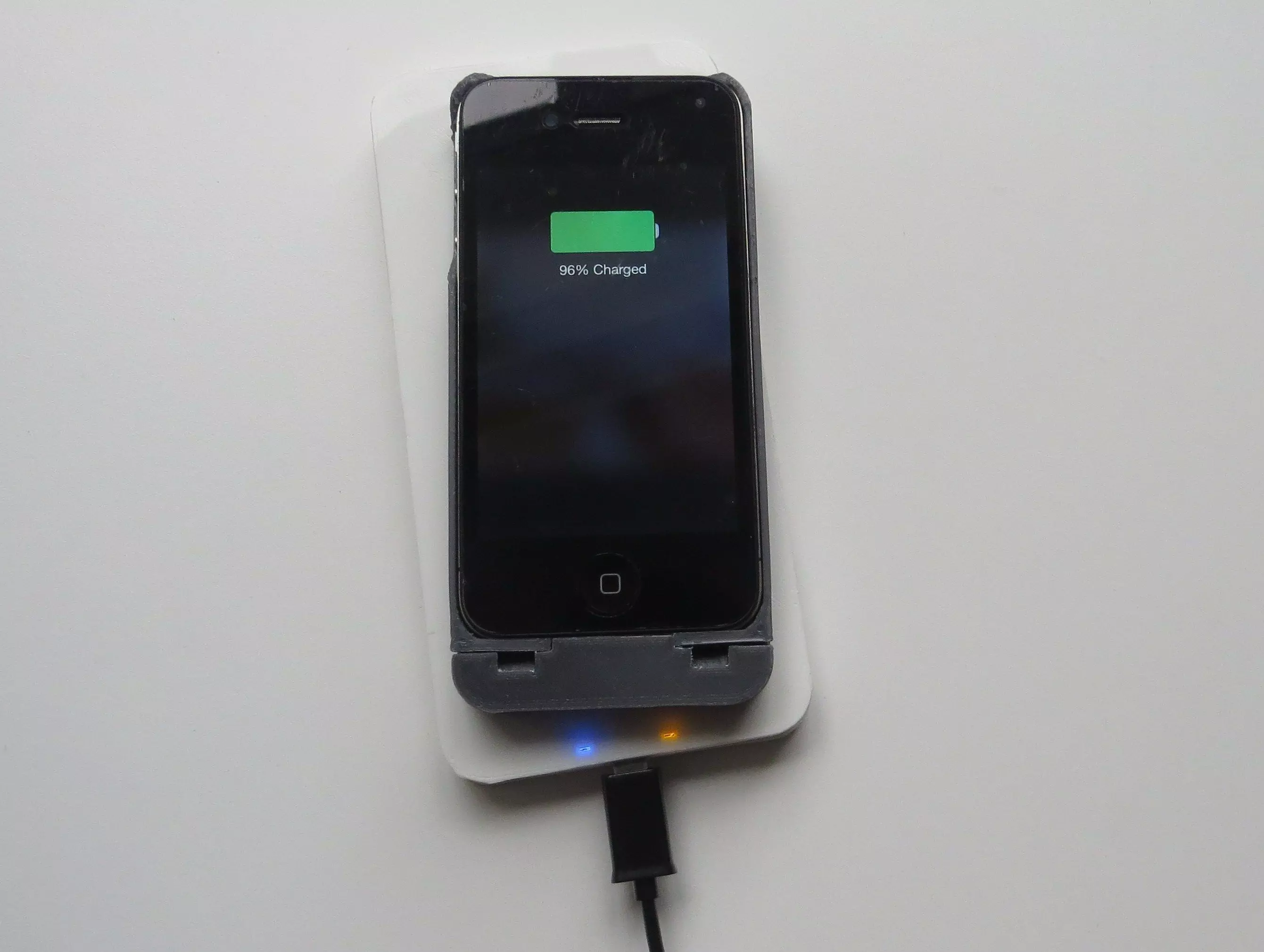 Wireless iPhone 5 5C Charger Case Free 3D print model