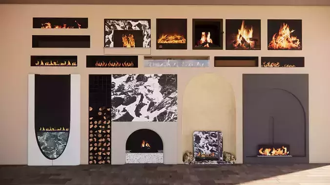 Bio fireplaces -B6 3D model