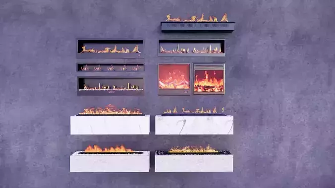 Bio fireplaces -B4 3D model